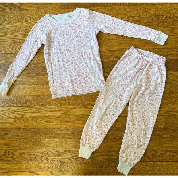 Joy Street Girls' Cape Cod Long John Pajamas Size 5-6 - Picture 1 of 5